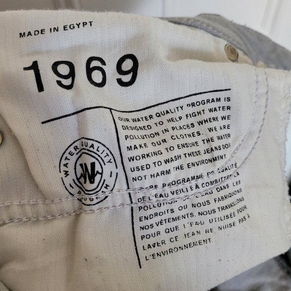 Gap 1969 Cropped Light Grey Denim Jeans - Picture 8 of 9